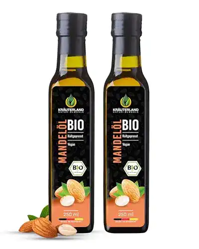 Bio-Mandelöl KRÄUTERLAND N A T U R – Ö L M Ü H L E 2x 250ml