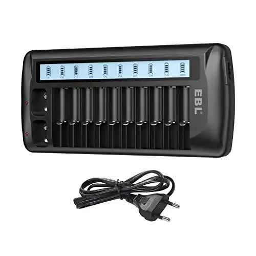 EBL-Ladegerät EBL 999 Universal Akkuladegerät für Batterie AA