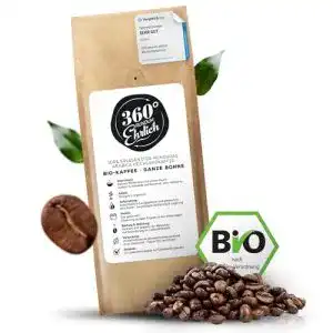 Bio-Kaffeebohnen 360° Rundum Ehrlich, sehr säurearm