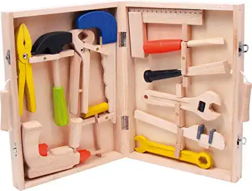 Kinder-Werkzeugkoffer Small Foot 2020954 2079 „Lino“ aus Holz