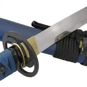 Katana Toshiro Swords Aoi Domoe Samuraischwert Metall Klinge