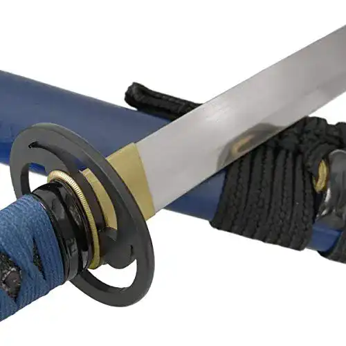 Katana Toshiro Swords Aoi Domoe Samuraischwert Metall Klinge