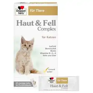 Vitamine für Katzen Doppelherz Haut & Fell Complex, 25 Licks