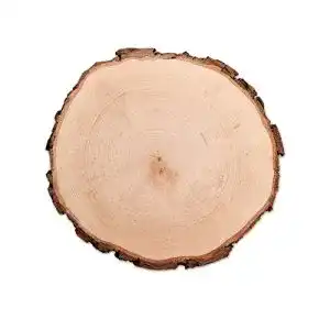 Baumscheibe Casa Vivente mit Rinde, Unbehandeltes Holz