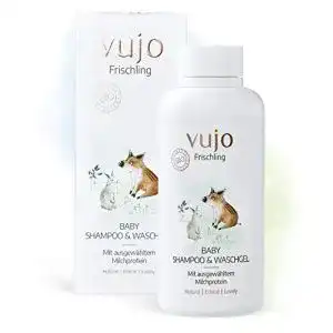 Baby-Shampoo vujo Frischling Baby Shampoo & Waschgel, 250 ml