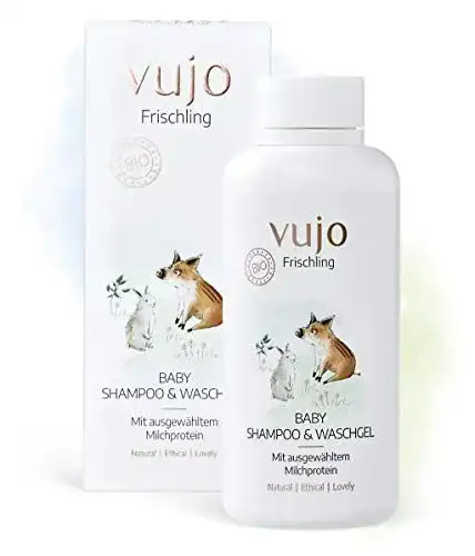 Baby-Shampoo vujo Frischling Baby Shampoo & Waschgel, 250 ml