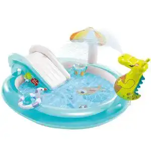 Planschbecken mit Rutsche Intex Gator Play Center