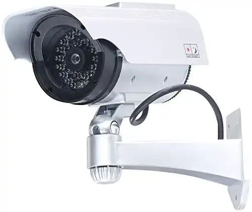 Kamera-Attrappe VisorTech Kamera Dummy: Überwachungs LED