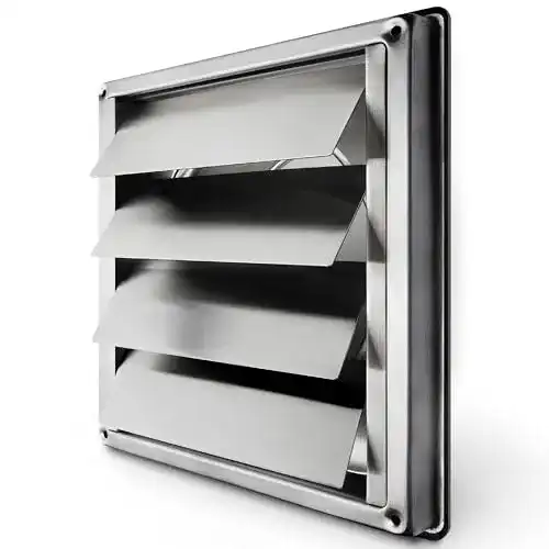Lüftungsgitter calimaero VKE Rückstauklappe 100mm Edelstahl
