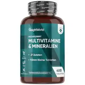 Multivitamin-Tabletten WeightWorld Multivitamine u. Mineralien