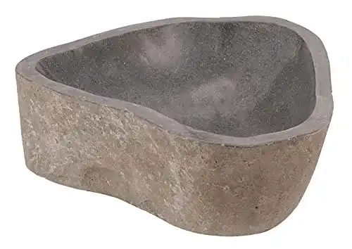 Naturstein-Waschbecken AquaSu ® Riverstone 30 cm oval