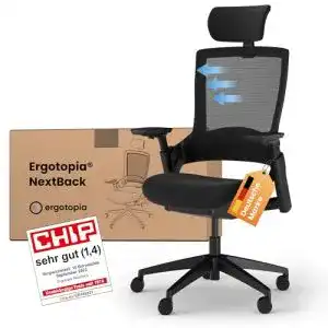 Ergonomischer Bürostuhl Ergotopia ® NextBack, Lordosenstütze