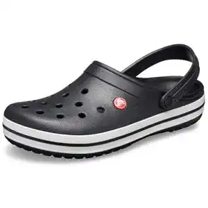 Gesundheitsschuhe Crocs Unisex Crocband Clogs, Schwarz weiss
