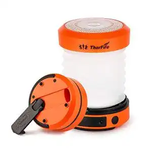 Kurbel-Laterne ThorFire Campinglampe LED Faltbare Laterne