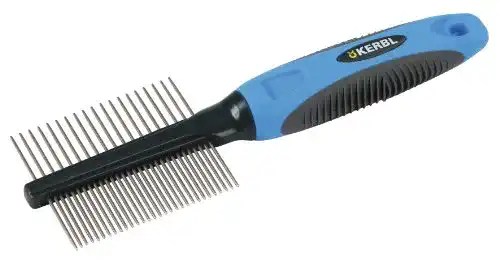 Katzenkamm Kerbl 81907 Fellkamm fein/grob, doppelt, 21 cm