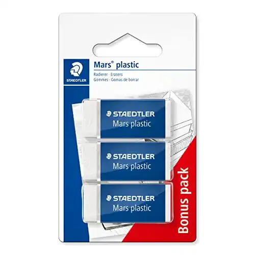 Radiergummi Staedtler 526 53 ABK3D Radierer Mars plastic 3 Stck.