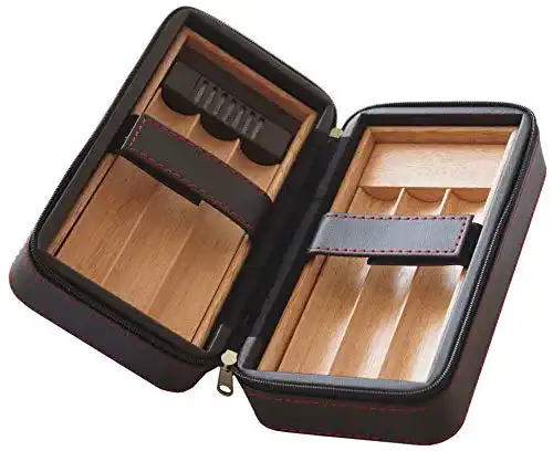 Reisehumidor GERMANUS Zigarren Humidor Kassette, Zedernholz