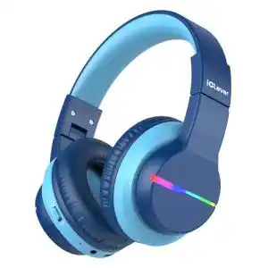 Bluetooth-Kopfhörer Kinder iClever, Farbige LED-Leuchten