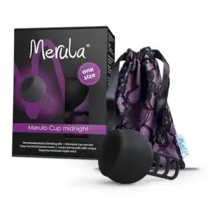 Menstruationstasse Merula Cup midnight (schwarz) – One size
