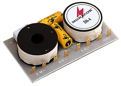 Frequenzweiche MONACOR DN-4, 3-Wege-Weiche für 8 Ohm