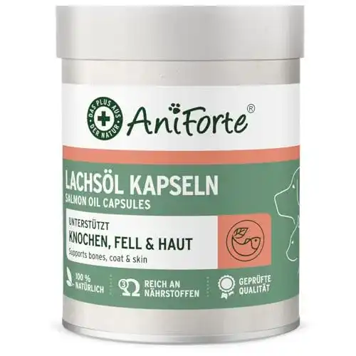 Die beste Lachsöl Hunde AniForte Lachsöl Kapseln Hunde & Katzen 200 Stck 2026 Test Bestseller Lachsöl Hunde AniForte Lachsöl Kapseln Hunde & Katzen 200 Stck