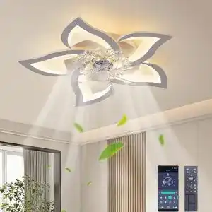 LED-Deckenventilator AiPaiTe Leise, Modern LED Dimmbar
