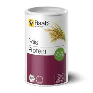 Reisprotein (bio) Raab Vitalfood Bio Reis-Protein Pulver, 400 g