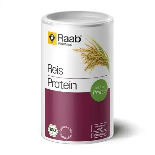 Reisprotein (bio) Raab Vitalfood Bio Reis-Protein Pulver, 400 g