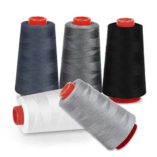Maschinenstickgarn DECARETA 5 Rollen Nähgarn Set Polyester