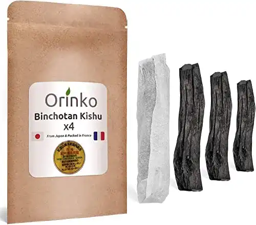 Binchotan-Aktivkohle orinko Kishu Bio Binchotan 4 x 25 g