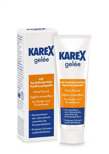Zahngel Karex gelée 1x 50 ml mit hochdosiertem Hydroxylapatit