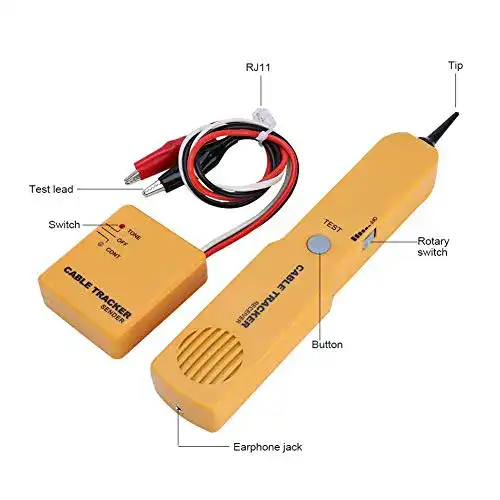 Kabeltester Richer-R Wire Tracker, Portable RJ11 Netzwerkkabel