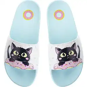 Badeschuhe Kinder corimori Badelatschen Katze „Nero“