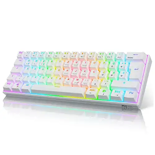 Mini-Gaming-Tastatur RK ROYAL KLUDGE RK61, Hot-Swap-fähig