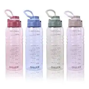 Trinkflasche 2 Liter Diller 2l Trinkflasche Sport Wasserflasche
