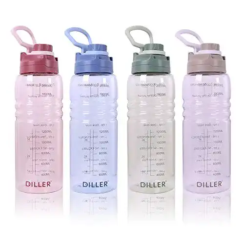 Trinkflasche 2 Liter Diller 2l Trinkflasche Sport Wasserflasche