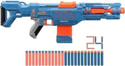 Nerf-Elite NERF Elite 2.0 Echo CS-10 Blaster – 24 Darts, 10-Dart