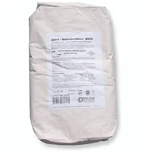 Natursteinkleber BEHA MX25, Fliesenkleber, Dünnbettkleber | 25kg