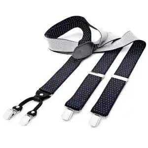 Hosenträger DonDon Herren breit 3,5 cm mit 4 Clips extra stark