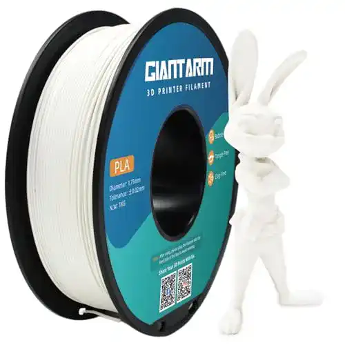 PLA-Filament GIANTARM PLA Filament 1.75mm, 3D Drucker Weiß
