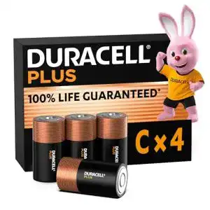 LR14-Batterie Duracell Plus C Baby Alkaline-Batterien, 1.5V, 4er