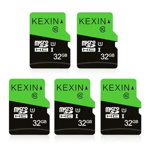 Die beste Micro-SD-32GB KEXIN 32 GB Micro SD Karte 5 Stück MicroSDHC 2026 Test Bestseller Micro-SD-32GB KEXIN 32 GB Micro SD Karte 5 Stück MicroSDHC