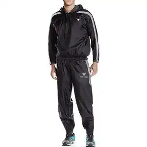 Schwitzanzug Mytra Fusion Sauna Sweat Suit Men (L, Black Gray)