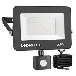 LED-Strahler LEPRO 50W LED Strahler Außen mit Bewegungsmelder