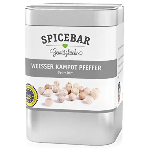 Kampot-Pfeffer Spicebar Weißer Kampot Pfeffer, 70g