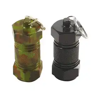 Taucherei LIOOBO 2 pcs Pilldose wasserdicht Aluminium Mini