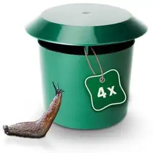 Schneckenfalle Gardigo 4er Set, Bio Schneckenschutz