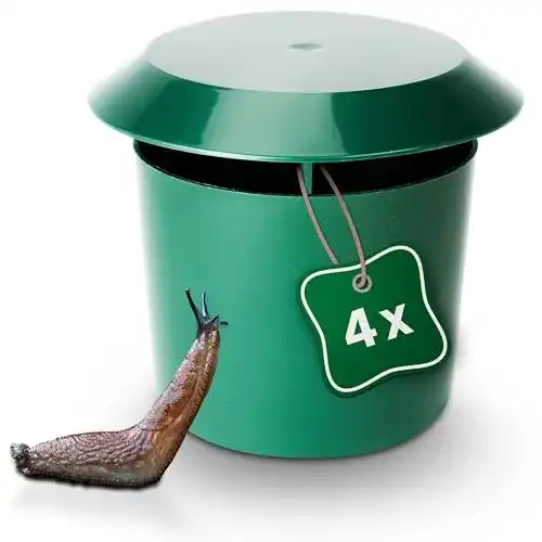 Schneckenfalle Gardigo 4er Set, Bio Schneckenschutz
