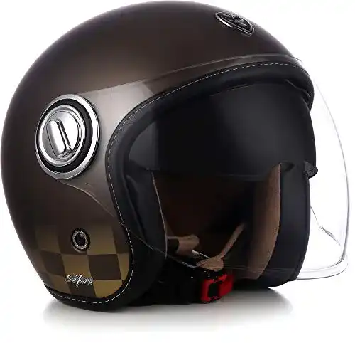 Soxon-Helm SOXON ® SP-888 „Bronze“ Jet-Helm