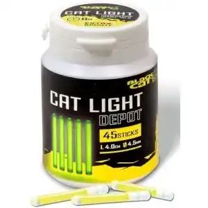Knicklichter-Angeln Black Cat Cat Light Depot 40mm, 45 Stück